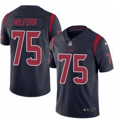 Nike Texans #75 Vince Wilfork Navy Blue Mens Stitched NFL Limited Rush Jersey Nike Texans #75 Vince Wilfork Navy Blue Mens Stitched NFL Limited Rush Jersey