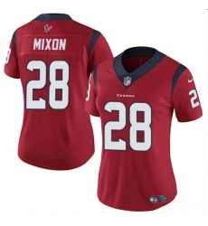 Women Houston Texans 28 Joe Mixon Red Vapor Untouchable Limited Stitched Jersey Women Houston Texans 28 Joe Mixon Red Vapor Untouchable Limited Stitched Jersey