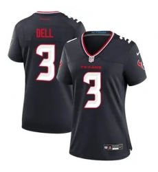 Women Houston Texans 3 Tank Dell Navy 2024 Alternate F U S E Vapor Stitched Football Jersey Women Houston Texans 3 Tank Dell Navy 2024 Alternate F U S E Vapor Stitched Football Jersey