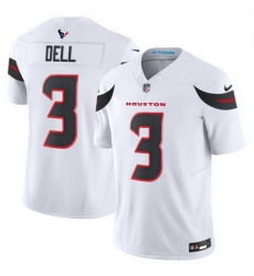 Women Houston Texans 3 Tank Dell White 2024 Vapor F U S E Limited Stitched Jersey Women Houston Texans 3 Tank Dell White 2024 Vapor F U S E Limited Stitched Jersey