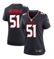 Women Houston Texans 51 Will Anderson Jr Navy 2024 Stitched Jersey Women Houston Texans 51 Will Anderson Jr Navy 2024 Stitched Jersey