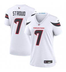Women Houston Texans 7 C J Stroud White 2024 Stitched Jersey Women Houston Texans 7 C J Stroud White 2024 Stitched Jersey
