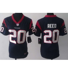 Women Nike Houston Texans 20 Ed Reed Blue NFL Jerseys Women Nike Houston Texans 20 Ed Reed Blue NFL Jerseys