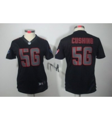 Women Nike Houston Texans 56# Brian Cushing Black Jerseys(Impact Limited) Women Nike Houston Texans 56# Brian Cushing Black Jerseys(Impact Limited)