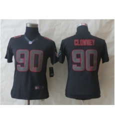 Women Nike Houston Texans #90 Clowney Black Jerseys(Impact Limited) Women Nike Houston Texans #90 Clowney Black Jerseys(Impact Limited)