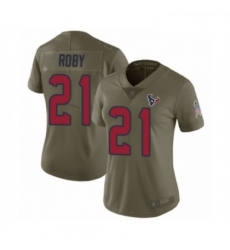 Womens Houston Texans 21 Bradley Roby Limited Olive 2017 Salute to Service Football Jersey Womens Houston Texans 21 Bradley Roby Limited Olive 2017 Salute to Service Football Jersey