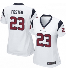 Womens Nike Houston Texans 23 Arian Foster Game White NFL Jersey Womens Nike Houston Texans 23 Arian Foster Game White NFL Jersey