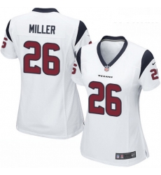 Womens Nike Houston Texans 26 Lamar Miller Game White NFL Jersey Womens Nike Houston Texans 26 Lamar Miller Game White NFL Jersey