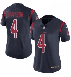 Womens Nike Houston Texans 4 Deshaun Watson Limited Navy Blue Rush Vapor Untouchable NFL Jersey Womens Nike Houston Texans 4 Deshaun Watson Limited Navy Blue Rush Vapor Untouchable NFL Jersey