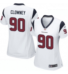 Womens Nike Houston Texans 90 Jadeveon Clowney Game White NFL Jersey Womens Nike Houston Texans 90 Jadeveon Clowney Game White NFL Jersey
