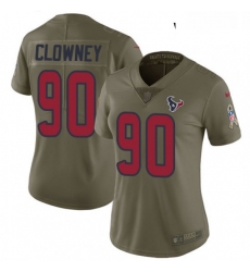 Womens Nike Houston Texans 90 Jadeveon Clowney Limited Olive 2017 Salute to Service NFL Jersey Womens Nike Houston Texans 90 Jadeveon Clowney Limited Olive 2017 Salute to Service NFL Jersey