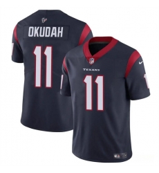 Youth Houston Texans 11 Jeff Okudah Navy Vapor Untouchable Limited Stitched Football Jersey Youth Houston Texans 11 Jeff Okudah Navy Vapor Untouchable Limited Stitched Football Jersey
