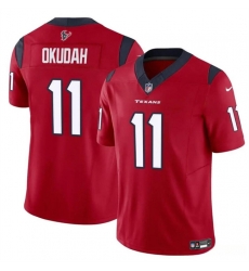 Youth Houston Texans 11 Jeff Okudah Red 2024 F U S E Vapor Untouchable Limited Stitched Football Jersey Youth Houston Texans 11 Jeff Okudah Red 2024 F U S E Vapor Untouchable Limited Stitched Football Jersey