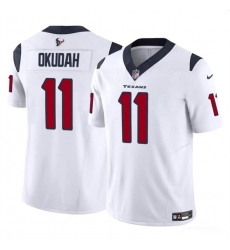 Youth Houston Texans 11 Jeff Okudah White 2024 F U S E Vapor Untouchable Limited Stitched Football Jersey Youth Houston Texans 11 Jeff Okudah White 2024 F U S E Vapor Untouchable Limited Stitched Football Jersey