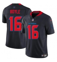 Youth Houston Texans 16 Tim Boyle Navy 2024 2nd Alternate F U S E Vapor Stitched Football Jersey Youth Houston Texans 16 Tim Boyle Navy 2024 2nd Alternate F U S E Vapor Stitched Football Jersey