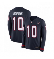 Youth Nike Houston Texans 10 DeAndre Hopkins Limited Navy Blue Therma Long Sleeve NFL Jersey Youth Nike Houston Texans 10 DeAndre Hopkins Limited Navy Blue Therma Long Sleeve NFL Jersey