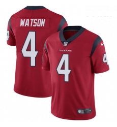 Youth Nike Houston Texans 4 Deshaun Watson Limited Red Alternate Vapor Untouchable NFL Jersey Youth Nike Houston Texans 4 Deshaun Watson Limited Red Alternate Vapor Untouchable NFL Jersey
