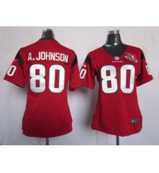 Youth Nike Houston Texans #80 Andre Johnson Red NFL Jerseys W 10th Patch Youth Nike Houston Texans #80 Andre Johnson Red NFL Jerseys W 10th Patch