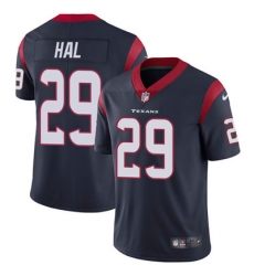 Youth Nike Texans #29 Andre Hal Navy Blue Team Color Stitched NFL Vapor Untouchable Limited Jersey Youth Nike Texans #29 Andre Hal Navy Blue Team Color Stitched NFL Vapor Untouchable Limited Jersey