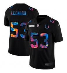 Indianapolis Colts 53 Darius Leonard Men Nike Multi Color Black 2020 NFL Crucial Catch Vapor Untouchable Limited Jersey Indianapolis Colts 53 Darius Leonard Men Nike Multi Color Black 2020 NFL Crucial Catch Vapor Untouchable Limited Jersey
