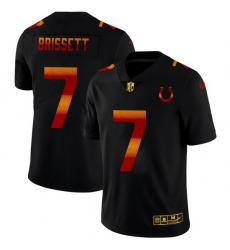 Indianapolis Colts 7 Jacoby Brissett Men Black Nike Red Orange Stripe Vapor Limited NFL Jersey Indianapolis Colts 7 Jacoby Brissett Men Black Nike Red Orange Stripe Vapor Limited NFL Jersey