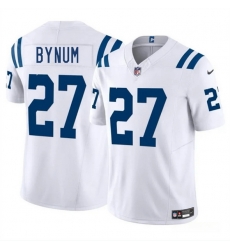 Men Indianapolis Colts 27 Cam Bynuml White 2025 F U S E Vapor Limited Stitched Football Jersey Men Indianapolis Colts 27 Cam Bynuml White 2025 F U S E Vapor Limited Stitched Football Jersey