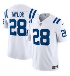 Men Indianapolis Colts 28 Jonathan Taylor White 2023 F.U.S.E.Vapor Untouchable Stitched Football Jersey Men Indianapolis Colts 28 Jonathan Taylor White 2023 F.U.S.E.Vapor Untouchable Stitched Football Jersey
