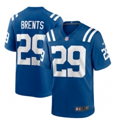 Men Indianapolis Colts 29 JuJu Brents Blue Stitched Football Game Jersey Men Indianapolis Colts 29 JuJu Brents Blue Stitched Football Game Jersey