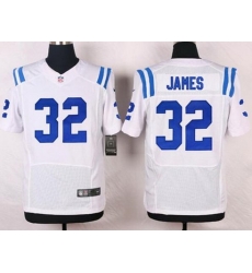 Men Indianapolis Colts #32 Edgerrin James White Retired Player NFL Nike Elite Jersey Men Indianapolis Colts #32 Edgerrin James White Retired Player NFL Nike Elite Jersey