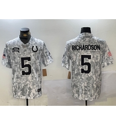 Men Indianapolis Colts 5 Anthony Richardson 2024 F U S E Arctic Camo Salute To Service Limited Stitched Football Jersey Men Indianapolis Colts 5 Anthony Richardson 2024 F U S E Arctic Camo Salute To Service Limited Stitched Football Jersey