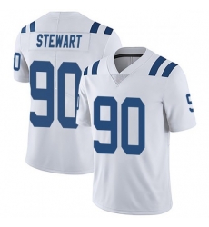 Men Indianapolis Colts Grover Stewart 90 White Vapor Sitched NFL Limited Jersey Men Indianapolis Colts Grover Stewart 90 White Vapor Sitched NFL Limited Jersey