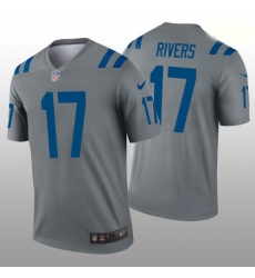 Men Nike Indianapolis Colts 17 Philip Rivers Nike Gray Inverted Legend Jersey Men Nike Indianapolis Colts 17 Philip Rivers Nike Gray Inverted Legend Jersey