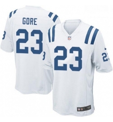 Men Nike Indianapolis Colts 23 Frank Gore Game White NFL Jersey Men Nike Indianapolis Colts 23 Frank Gore Game White NFL Jersey