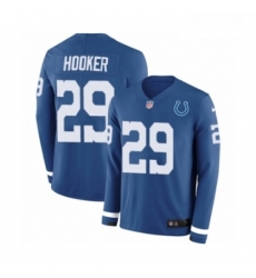Men Nike Indianapolis Colts 29 Malik Hooker Limited Blue Therma Long Sleeve NFL Jersey Men Nike Indianapolis Colts 29 Malik Hooker Limited Blue Therma Long Sleeve NFL Jersey