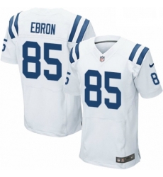 Men Nike Indianapolis Colts 85 Eric Ebron Elite White NFL Jersey Men Nike Indianapolis Colts 85 Eric Ebron Elite White NFL Jersey