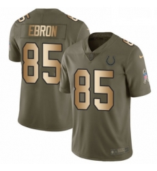 Men Nike Indianapolis Colts 85 Eric Ebron Limited OliveGold 2017 Salute to Service NFL Jersey Men Nike Indianapolis Colts 85 Eric Ebron Limited OliveGold 2017 Salute to Service NFL Jersey