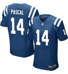 Men Zach Pascal Elite Home Jersey 14 Football Indianapolis Colts Royal Blue Men Zach Pascal Elite Home Jersey 14 Football Indianapolis Colts Royal Blue