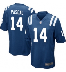 Men Zach Pascal Game Home Jersey 14 Football Indianapolis Colts Royal Blue Men Zach Pascal Game Home Jersey 14 Football Indianapolis Colts Royal Blue
