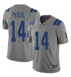 Men Zach Pascal Limited Jersey 14 Football Indianapolis Colts Gray Inverted Legend Men Zach Pascal Limited Jersey 14 Football Indianapolis Colts Gray Inverted Legend