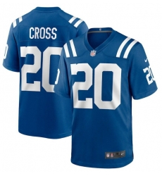 Men's Nike Indianapolis Colts Nick Cross #20 Blue F U S E Stitched NFL Jersey Men's Nike Indianapolis Colts Nick Cross #20 Blue F U S E Stitched NFL Jersey