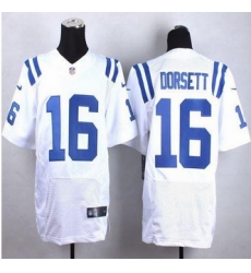 New Indianapolis Colts #16 Phillip Dorsett White Men Stitched NFL Elite Jersey New Indianapolis Colts #16 Phillip Dorsett White Men Stitched NFL Elite Jersey
