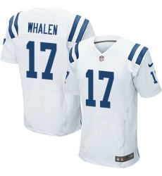 Nike Colts #17 Griff Whalen White Mens Stitched NFL Elite Jersey Nike Colts #17 Griff Whalen White Mens Stitched NFL Elite Jersey