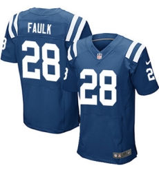 Nike Colts #28 Marshall Faulk Royal Blue Team Color Mens Stitched NFL Elite Jersey Nike Colts #28 Marshall Faulk Royal Blue Team Color Mens Stitched NFL Elite Jersey