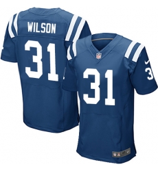 Nike Colts #31 Quincy Wilson Royal Blue Team Color Mens Stitched NFL Elite Jersey Nike Colts #31 Quincy Wilson Royal Blue Team Color Mens Stitched NFL Elite Jersey