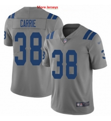 Nike Colts 38 T J Carrie Gray Men Stitched NFL Limited Inverted Legend Jersey Nike Colts 38 T J Carrie Gray Men Stitched NFL Limited Inverted Legend Jersey
