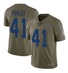 Nike Colts #41 Matthias Farley Olive Mens Stitched NFL Limited 2017 Salute To Service Jersey Nike Colts #41 Matthias Farley Olive Mens Stitched NFL Limited 2017 Salute To Service Jersey