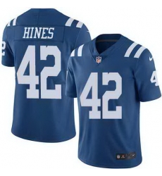 Nike Colts 42 Nyheim Hines Royal Color Rush Limited Jersey Nike Colts 42 Nyheim Hines Royal Color Rush Limited Jersey