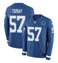 Nike Colts 57 Kemoko Turay Royal Blue Team Color Men s Stitched NFL Limited Therma Long Sleeve Jersey Nike Colts 57 Kemoko Turay Royal Blue Team Color Men s Stitched NFL Limited Therma Long Sleeve Jersey