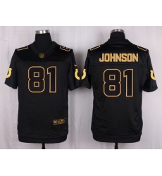 Nike Colts #81 Andre Johnson Black Mens Stitched NFL Elite Pro Line Gold Collection Jersey Nike Colts #81 Andre Johnson Black Mens Stitched NFL Elite Pro Line Gold Collection Jersey