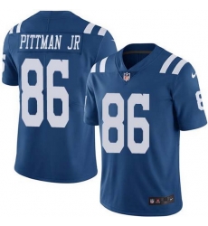 Nike Colts 86 Michael Pittman Jr Royal Blue Men Stitched NFL Limited Rush Jersey Nike Colts 86 Michael Pittman Jr Royal Blue Men Stitched NFL Limited Rush Jersey